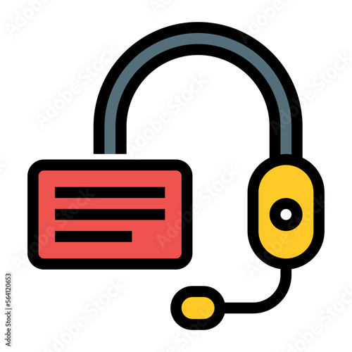 Comunication Filled flat icon