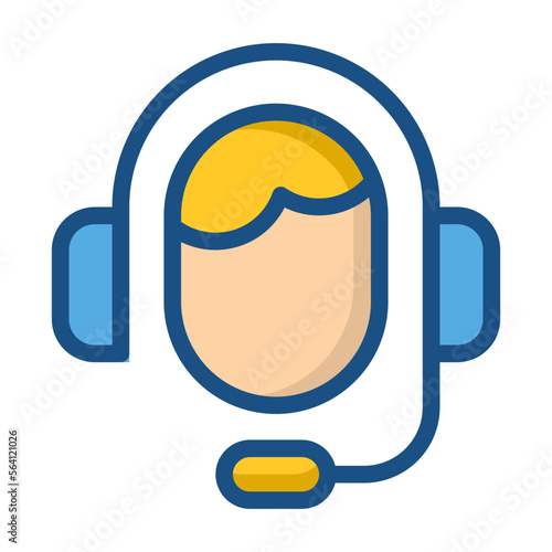 Costumer Service two tone icon