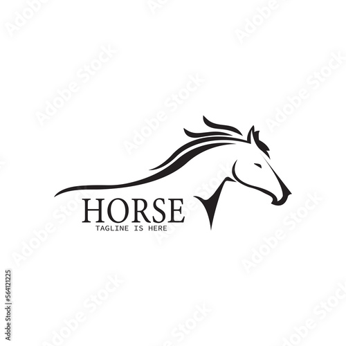 Fast Horse logo Design Vector  Creative design  Template  illustration