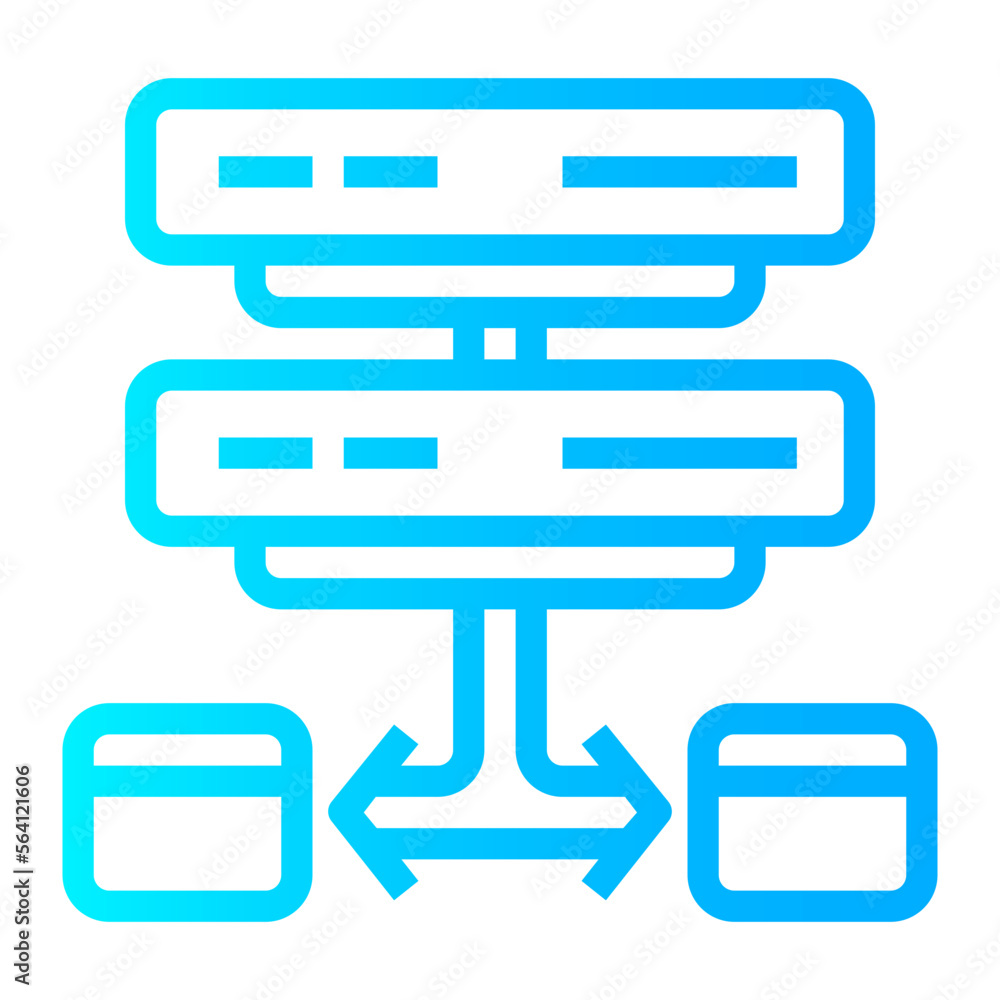 Internet gradient icon Internet gradient icon