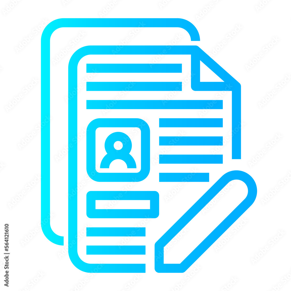Letter gradient icon Letter gradient icon