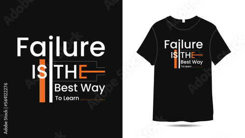 Typography t-shirt design motivational quotes, black lettering tshirt
realistic mockup with short sleeves.