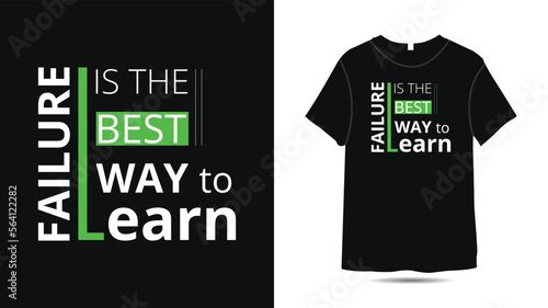 Typography t-shirt design motivational quotes, black lettering tshirt
realistic mockup with short sleeves.