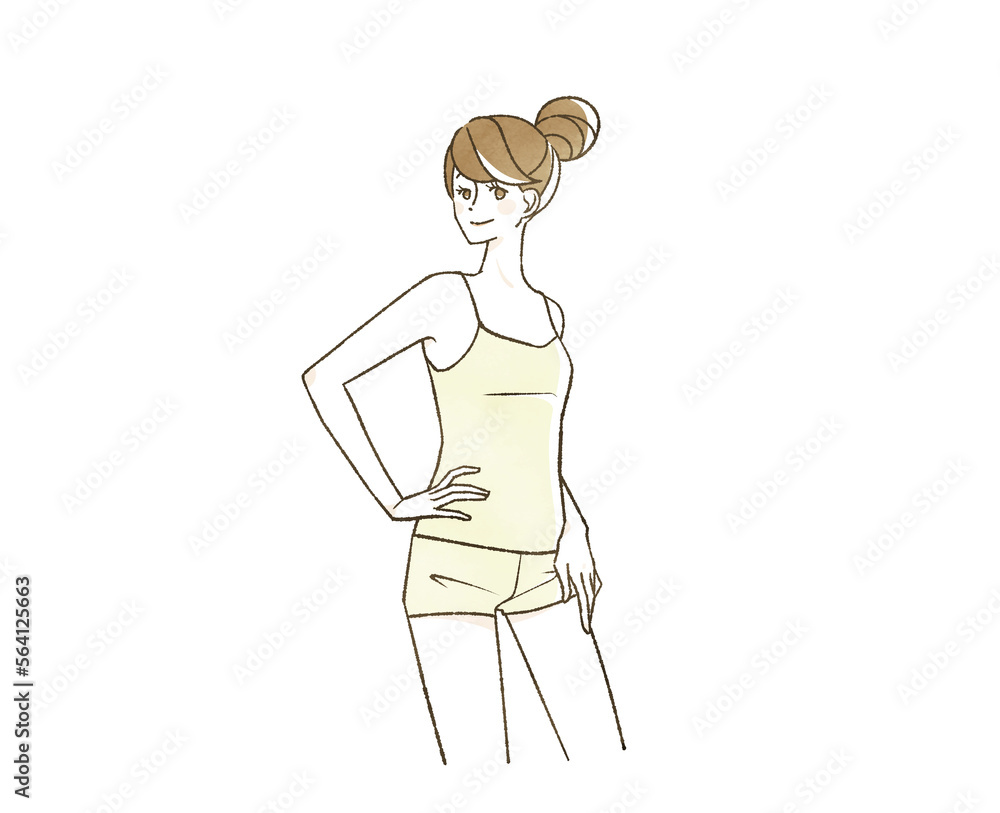 笑顔の女性 笑顔の女性