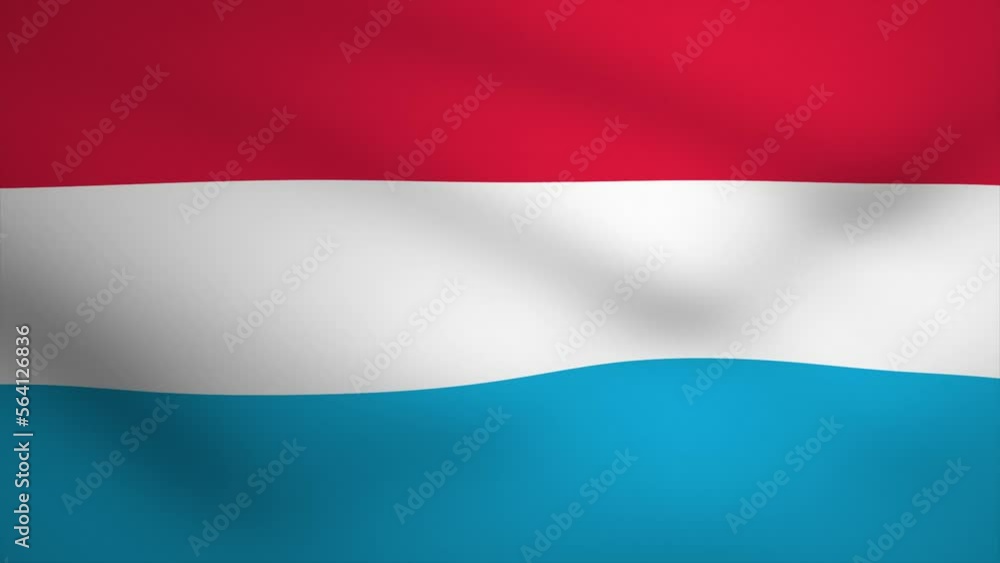 Luxembourg Waving Flag Background Animation. Looping seamless 3D animation. Motion Graphic Luxembourg Waving Flag Background Animation. Looping seamless 3D animation. Motion Graphic