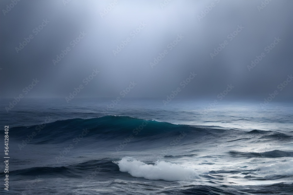 storm on the ocean with waves storm on the ocean with waves