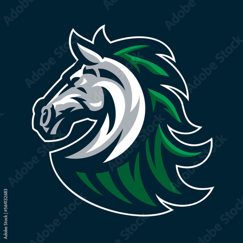 Horse Head Mascot Sport Logo