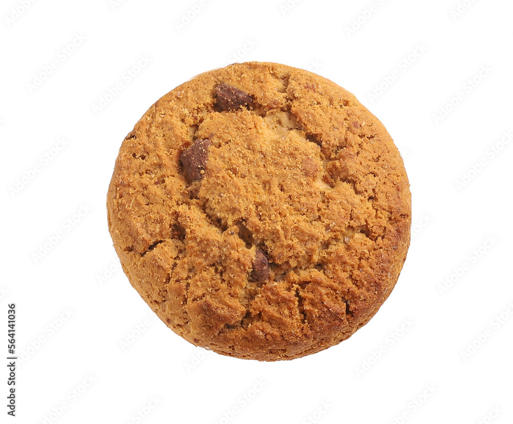 Chocolate chip cookie, transparent background Chocolate chip cookie, transparent background