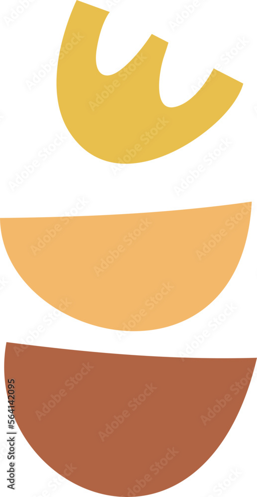 Aesthetic Boho Shape Vector Aesthetic Boho Shape Vector