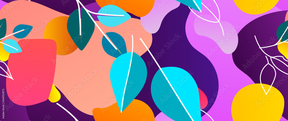 Bold Pattern Tropical Leaf Jungle Modern Motif Bold Pattern Tropical Leaf Jungle Modern Motif