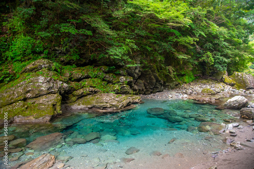 日本の原風景を思わせるとても美しい四国山地の風景