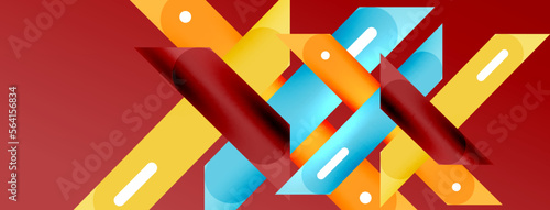 Background overlapping lines. Dynamic lines abstract wallpaper. Straight lines composition vector illustration for wallpaper banner background or landing page