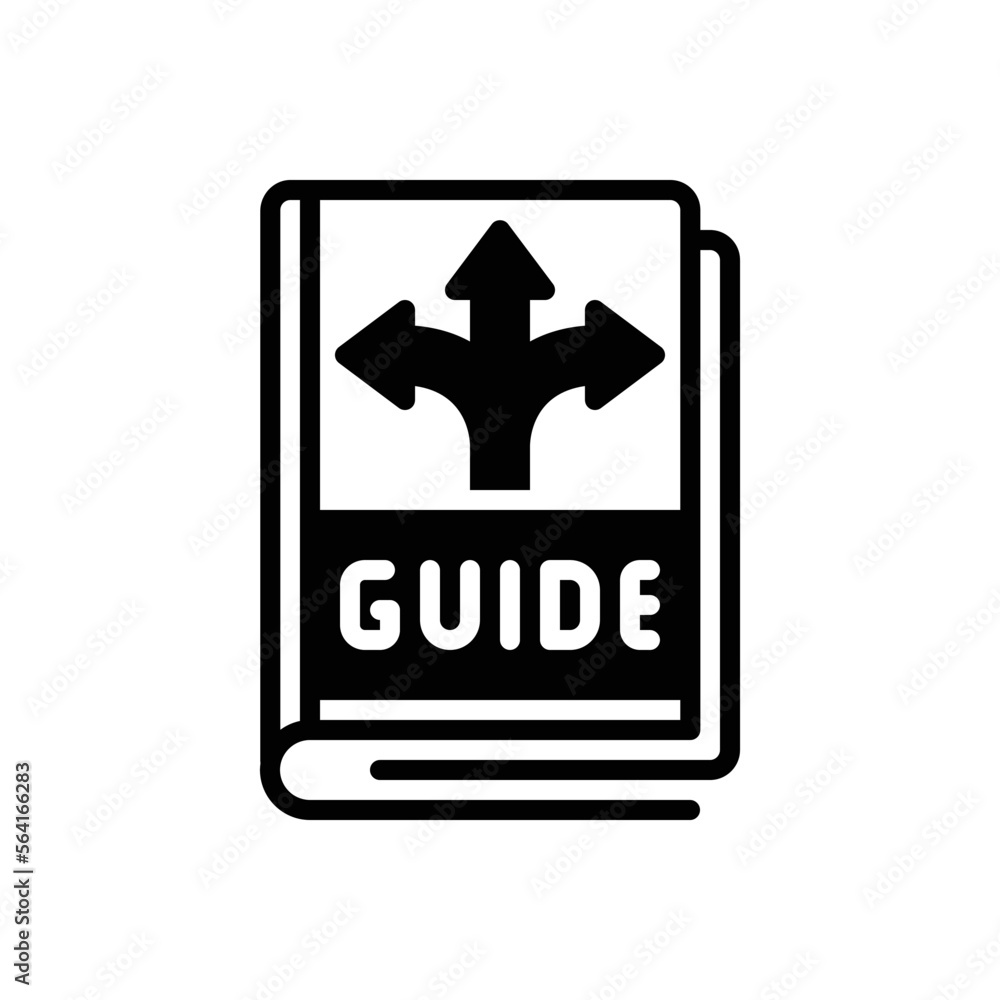 Black solid icon for guidance Black solid icon for guidance