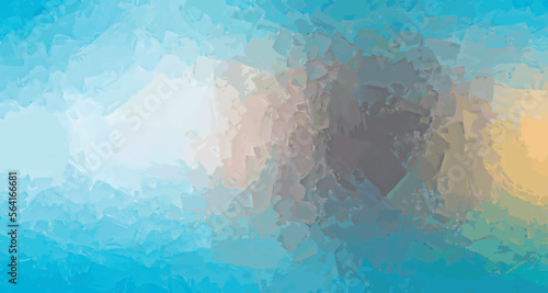 abstract colored nostalgic brush stroke grunge effect blended minty blue-green  gradient background
