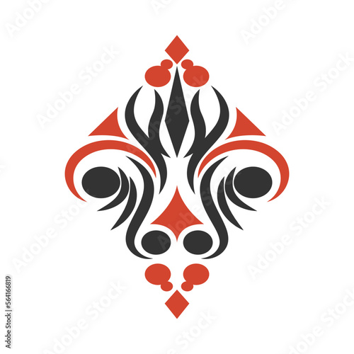 Playing card games icon logo design