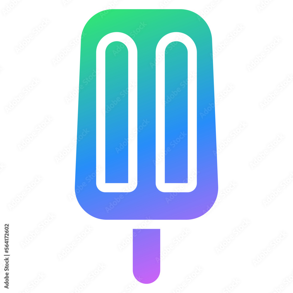 popsicle gradient icon