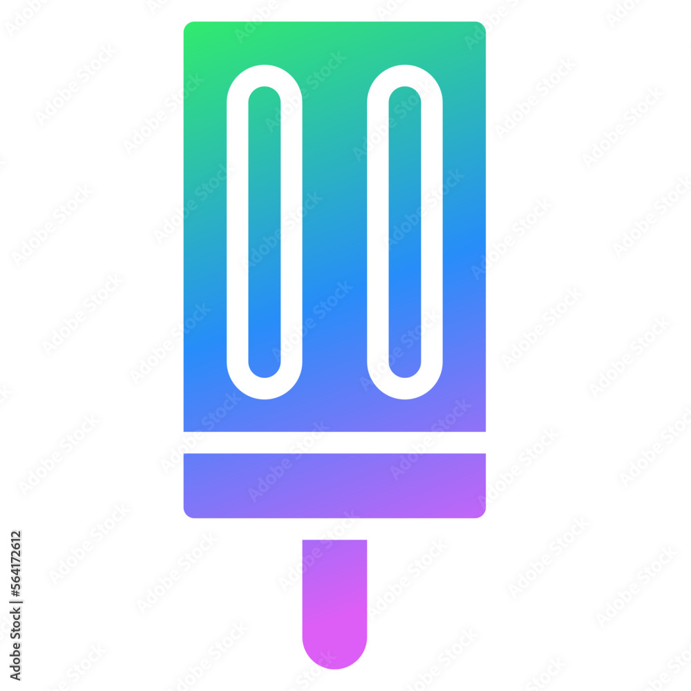 popsicle gradient icon popsicle gradient icon