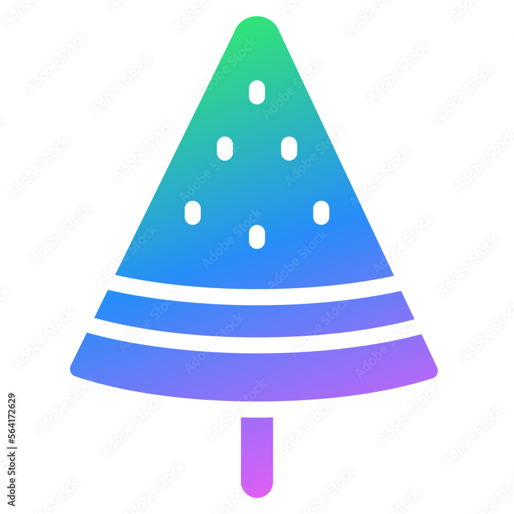 Fototapeta premium popsicle gradient icon