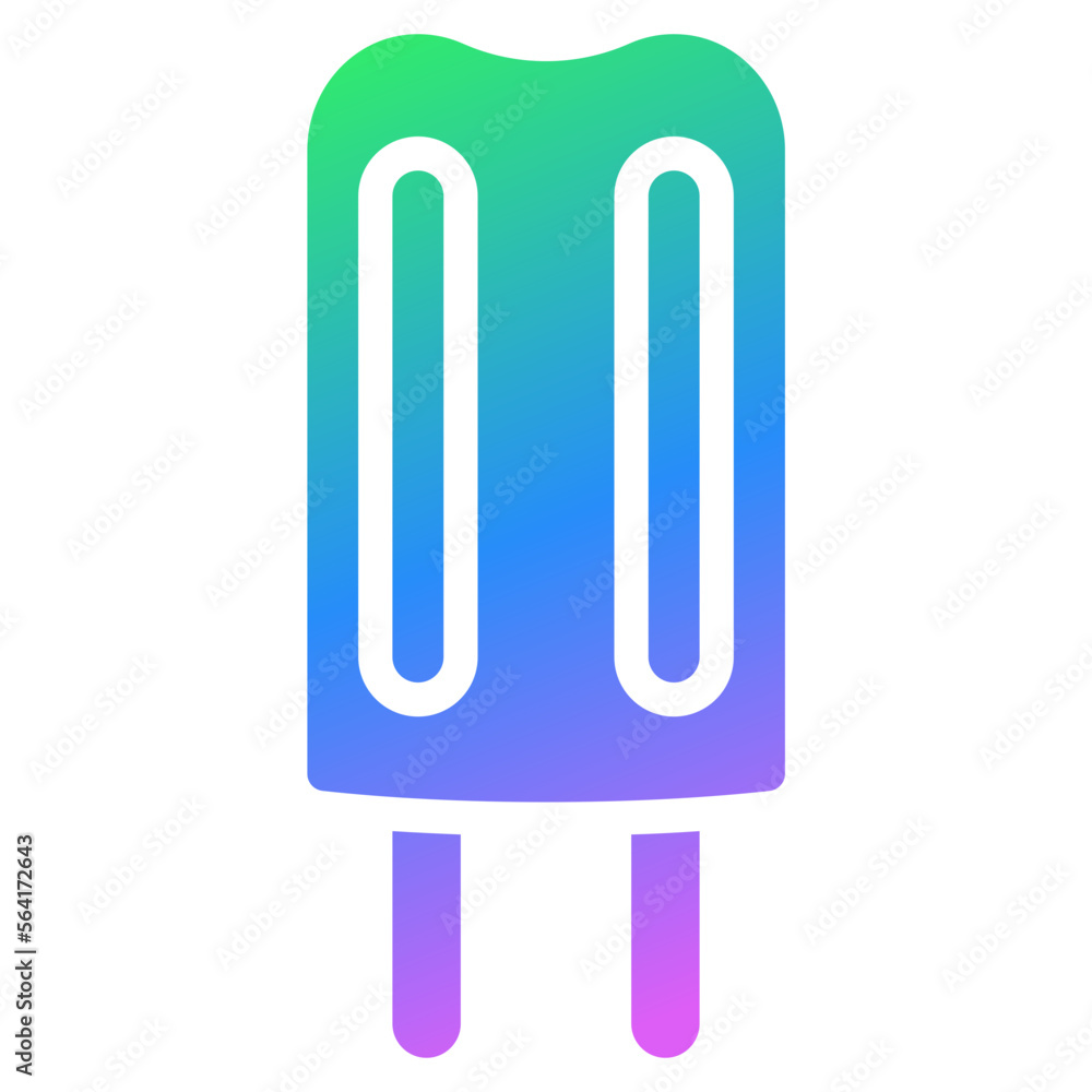 popsicle gradient icon popsicle gradient icon