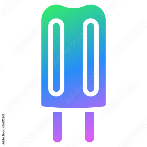 popsicle gradient icon
