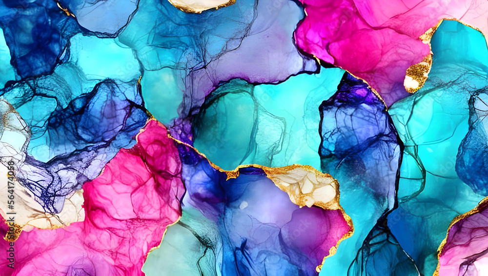 abstract watercolor background colorful generative AI