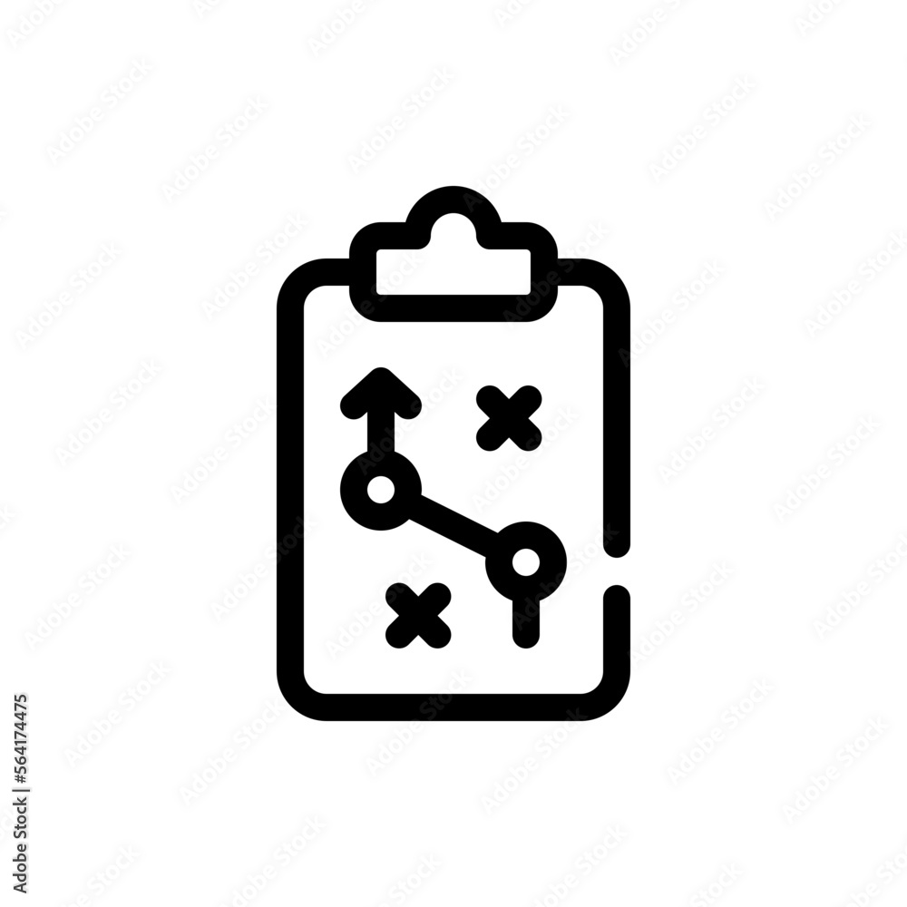 strategy line icon strategy line icon
