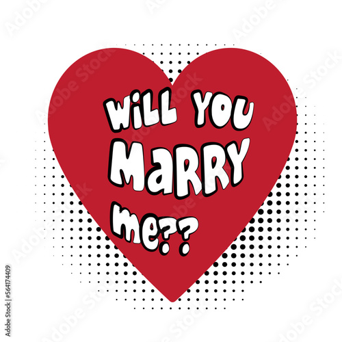 Marry me banner