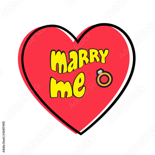 Marry me banner