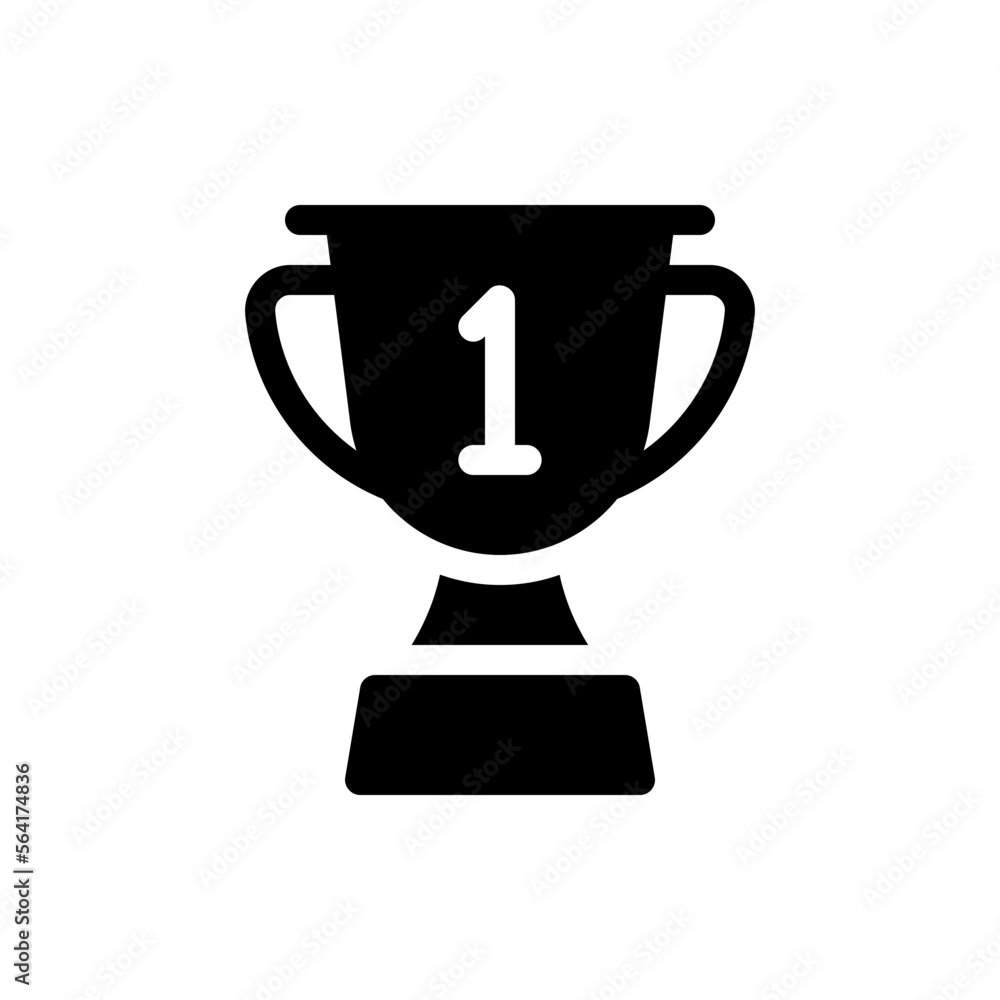 trophy glyph icon trophy glyph icon