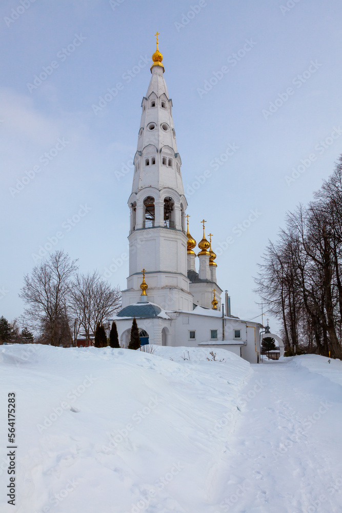 Church of Michael the Archangel in the village of Mikhailovskoye in the Ivanovo region of Russia