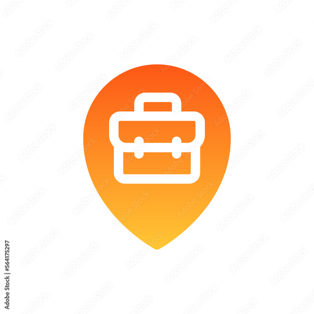 location flat gradient icon location flat gradient icon