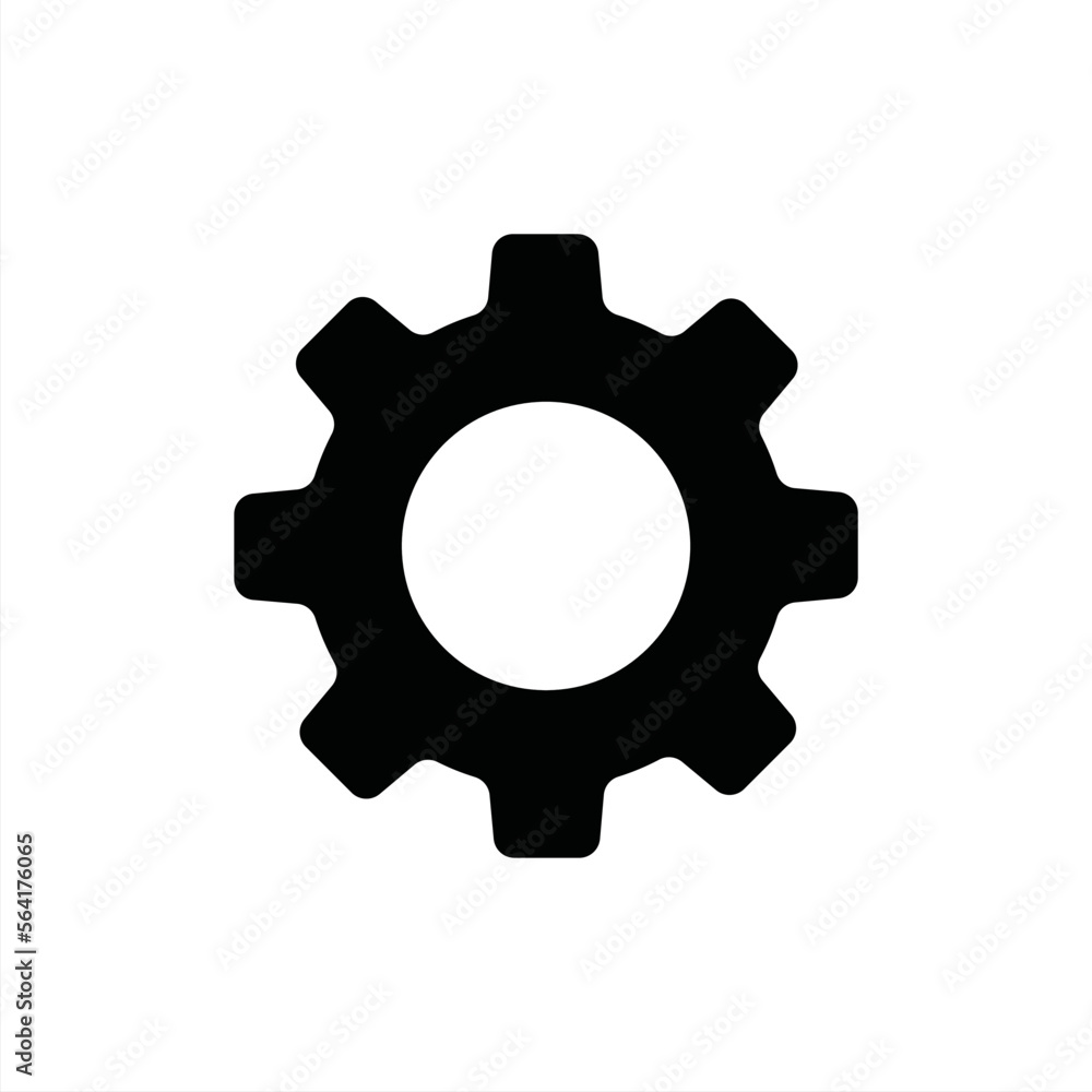Gear icon. Gear setting icon PNG format. cogwheel icon. For apps and websites settings button, web settings button.