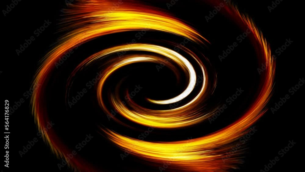 Beautiful abstract fiery circle on a black background. Loop Animation Beautiful abstract fiery circle on a black background. Loop Animation