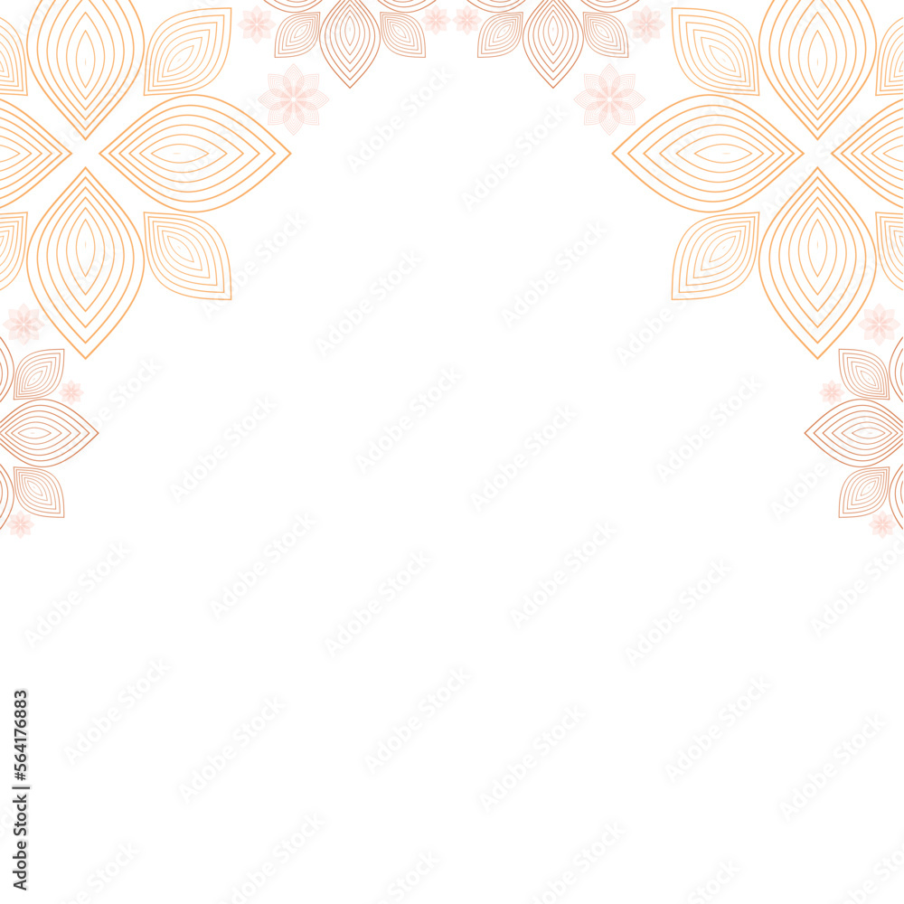 Beautiful flower frame, flower decorative ornament. element for design. Beautiful flower frame, flower decorative ornament. element for design.