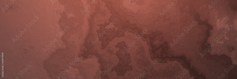 Red soil wall background. Weathered rock surface texture.