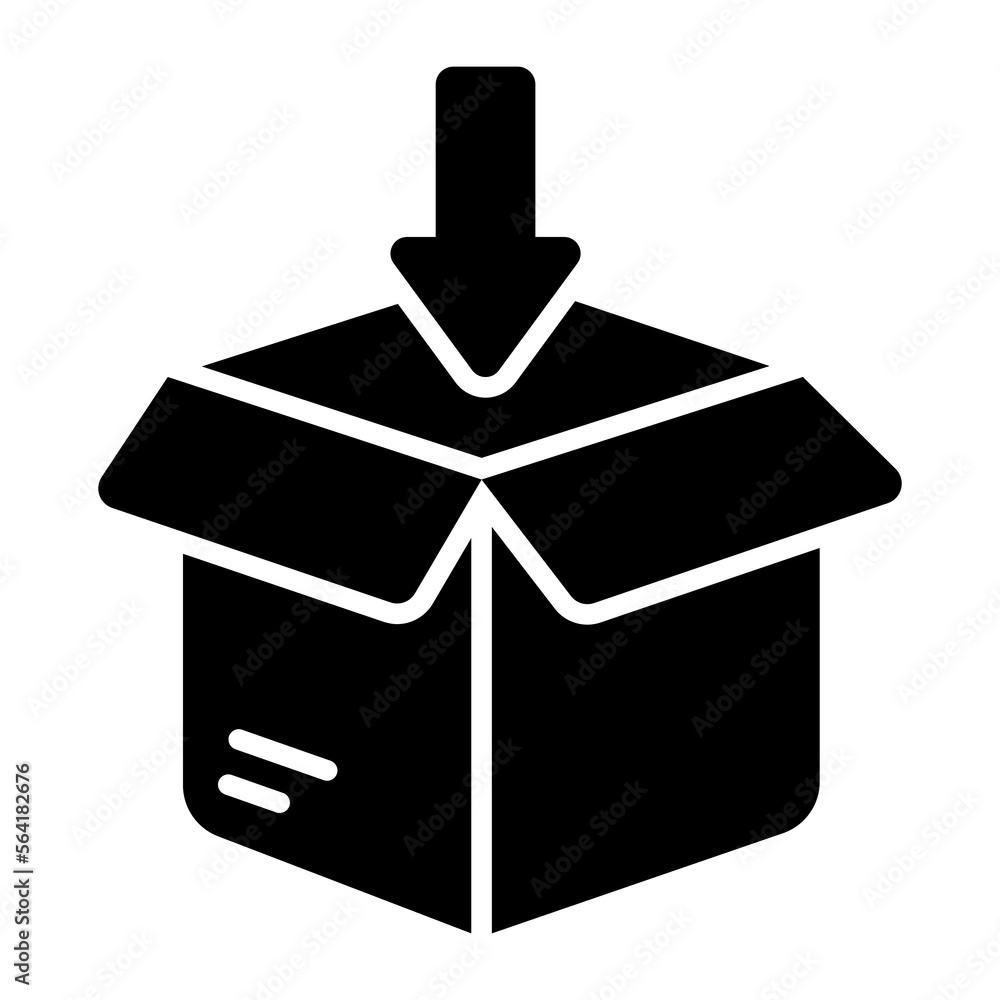 An amazing icon of packaging in modern style , easy to use An amazing icon of packaging in modern style , easy to use