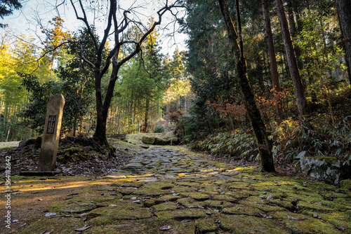 中山道　落合の石畳