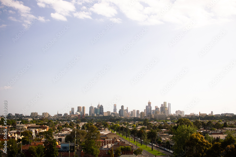 Obraz premium view of the city