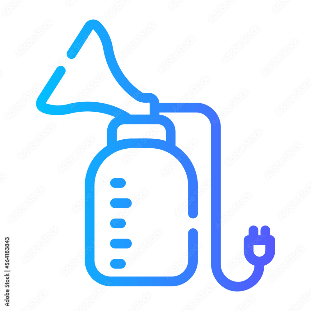 breast gradient icon breast gradient icon