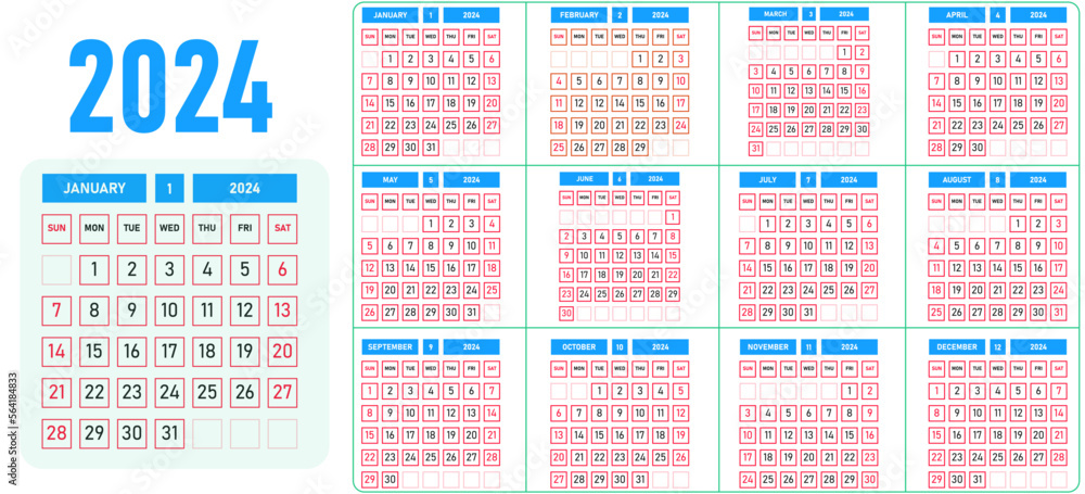 calendar 2024 week start sunday corporate template. calendar 2024 week start sunday corporate template.