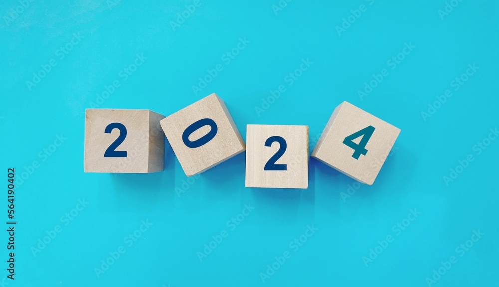 Fireworks, 2024 new year concept Fireworks, 2024 new year concept
