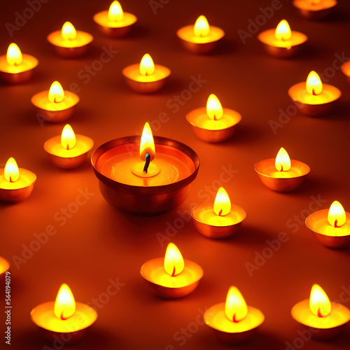  Diwali celebration lamp india