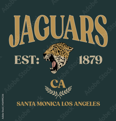 varsity jaguars slogan, Slogan graphic for t-shirt photo