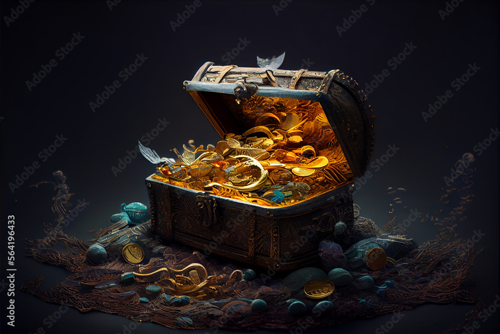 Pile Of Gold Treasure