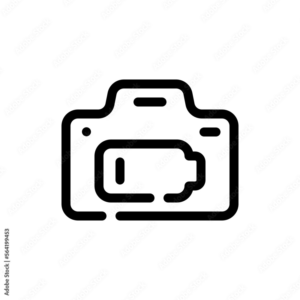 battery line icon battery line icon