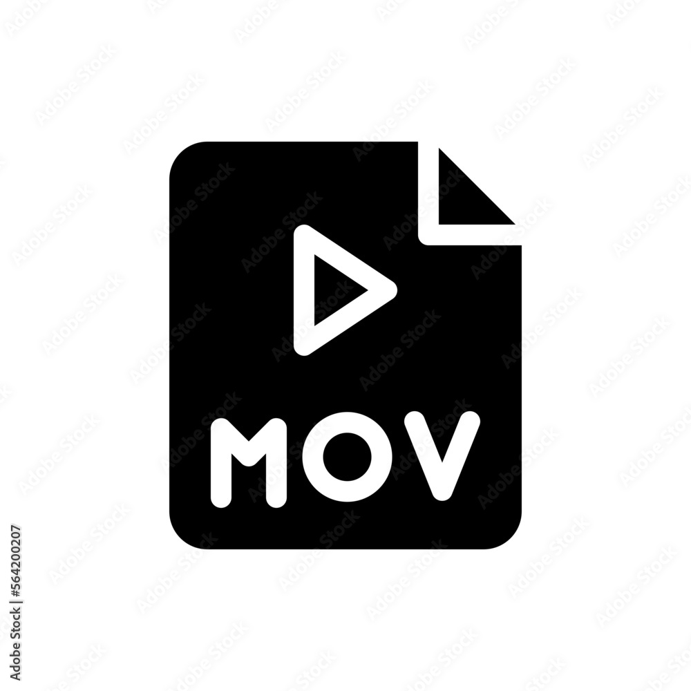 mov glyph icon mov glyph icon