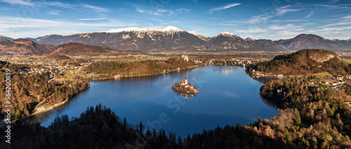Lake Bled from Mala Osojnica Viewpoint