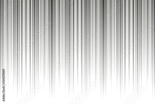 Vertical speed lines for comic manga book. Anime graphic halftone effect. Striped anime background. Vector
