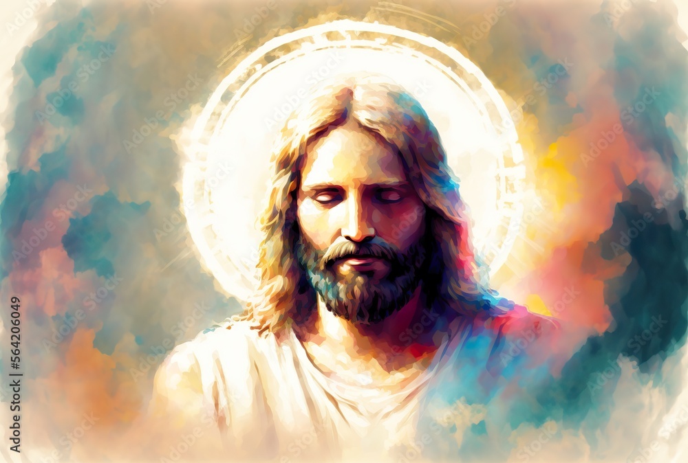 ภาพประกอบสต็อก religious spiritual illustration background faith art prayer christianity digital 
