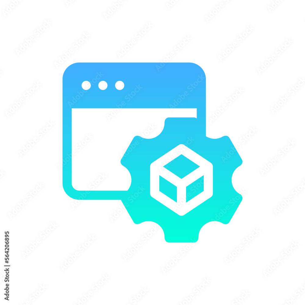 product flat gradient icon product flat gradient icon